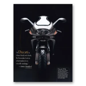 2003 Ducati Motorcycles Print Ad | Clean Lined And Sleek