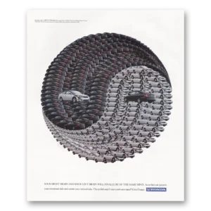 2003 Honda Civic Print Ad | Your Right Brain
