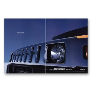 2003 Hummer Print Ad | Maximalism
