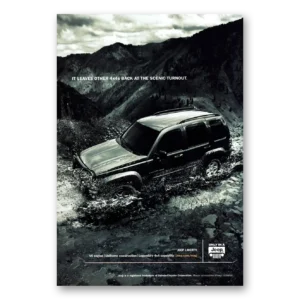 2003 Jeep Liberty Print Ad | Scenic Turnout