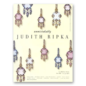 2003 Judith Ripka Print Ad | Unmistakably