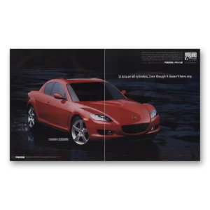 2003 Mazda RX8 Print Ad | All Cylinders