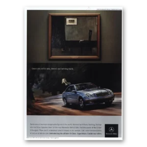 2002 Mercedes Benz E500 Print Ad | No Turning Back