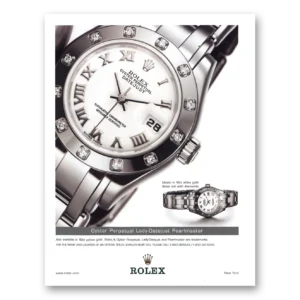 2003 Rolex Print Ad | Lady Datejust Oyster Perpetual