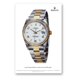 2003 Rolex Print Ad | Oyster Perpetual Date