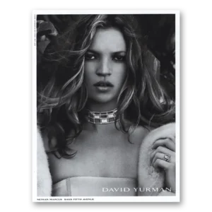2004 David Yurman Print Ad | Kate Moss