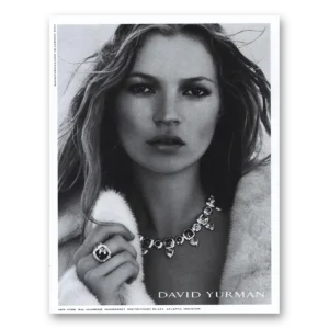 2004 David Yurman Print Ad | Kate Moss