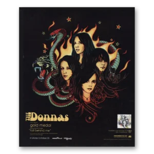 2004 The Donnas Promo Print Ad | Gold Medal