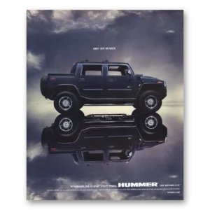 2004 Hummer Print Ad | Baby Got No Back