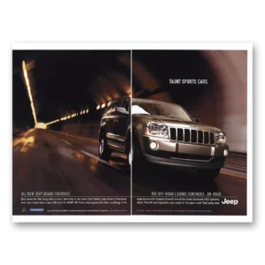 2004 Jeep Grand Cherokee Print Ad | Sports Cars