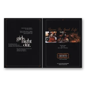 2004 Mortons Steakhouse Print Ad | Girls Night Out