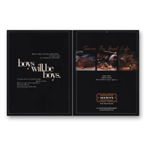 2004 Mortons Steakhouse Print Ad | Will Be Boys