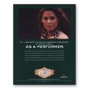 2004 Rolex Print Ad | Sophie Mautner