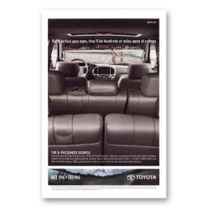2004 Toyota Sequoia Print Ad | Before Your Eyes