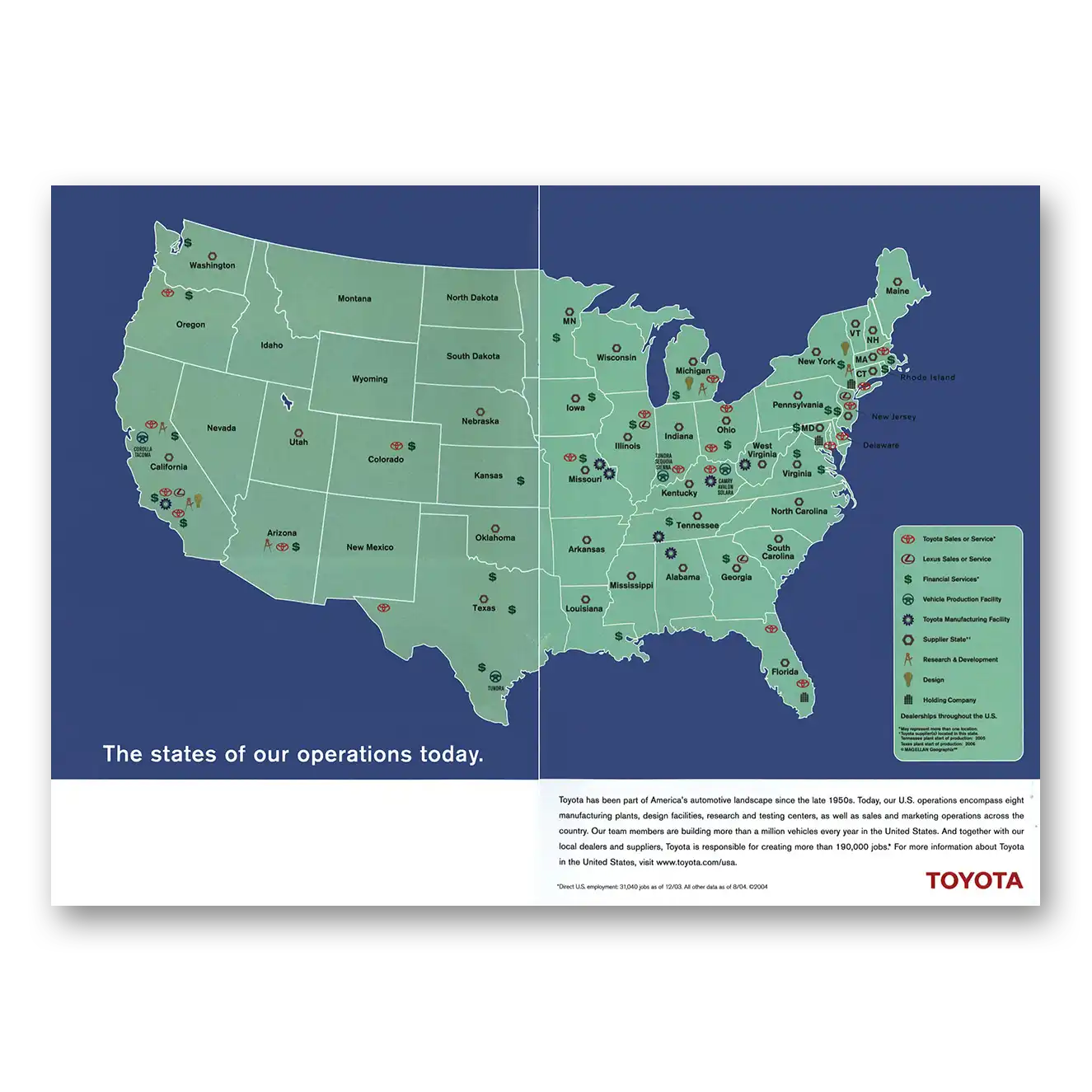 2004 Toyota Print Ad | Operations Today