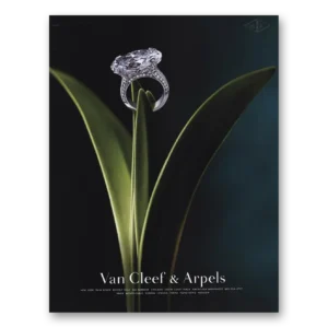 2004 Van Cleef & Arpels Jewelry Print Ad | Diamond Ring