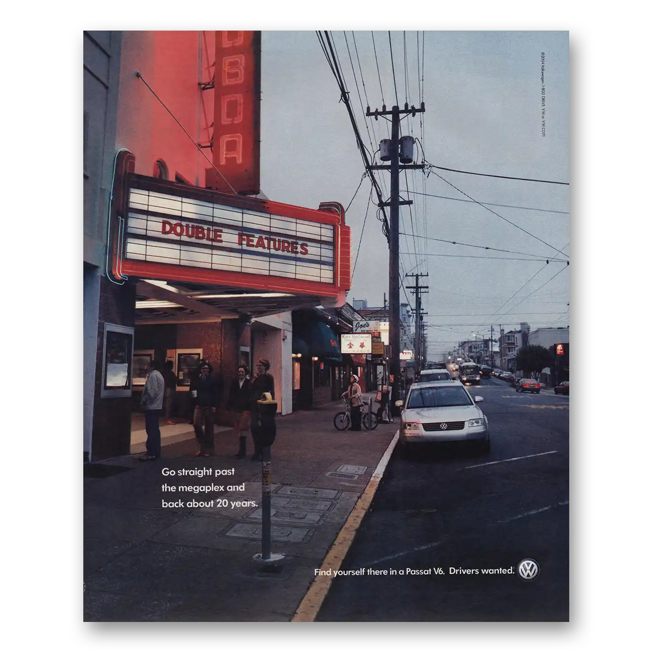 2004 Volkswagen Passat Print Ad | Go Straight