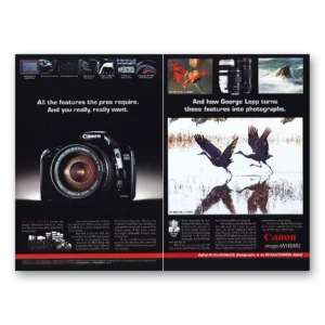 2005 Canon Print Ad | Features Pro Require