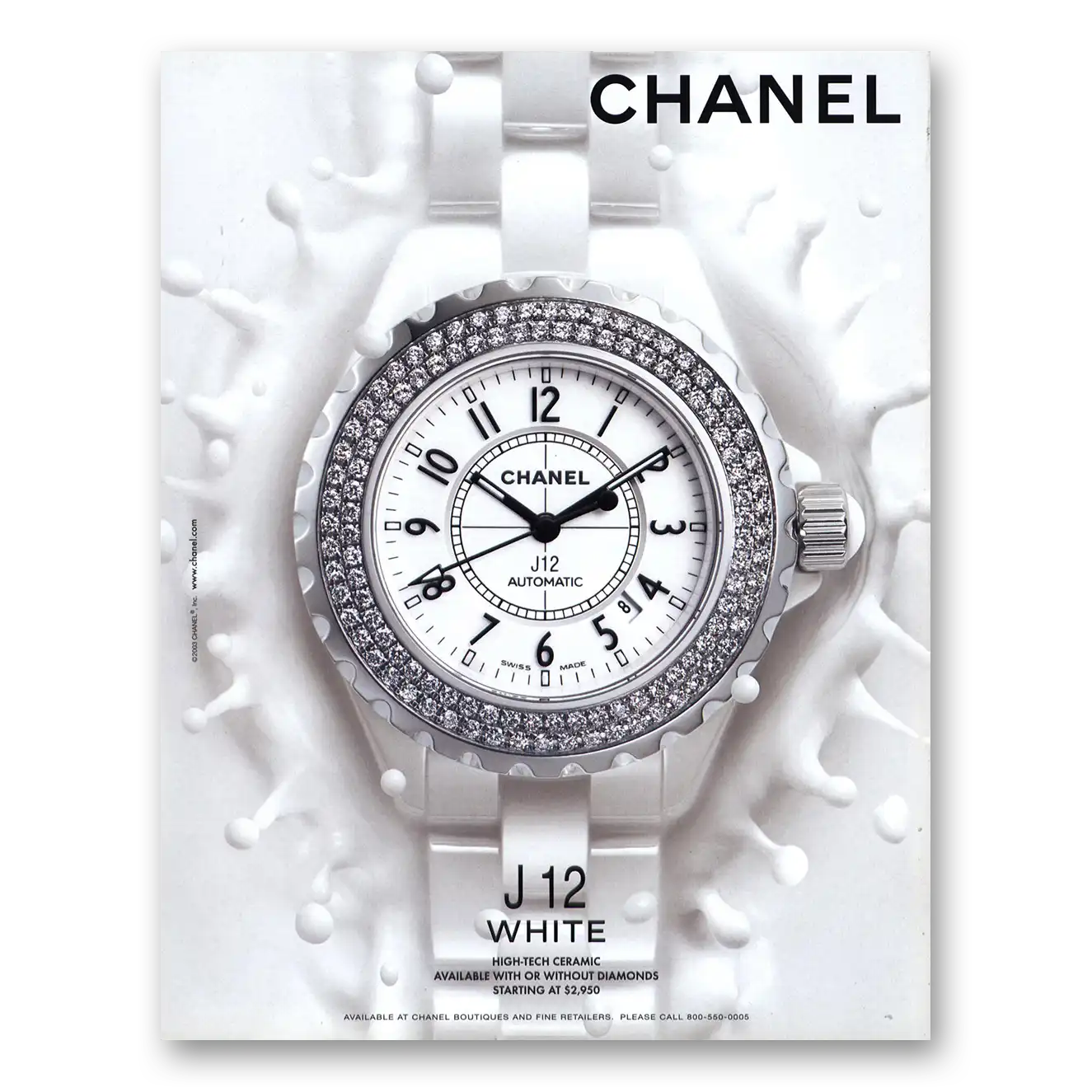 2005 Chanel Watches Print Ad | Chanel J2