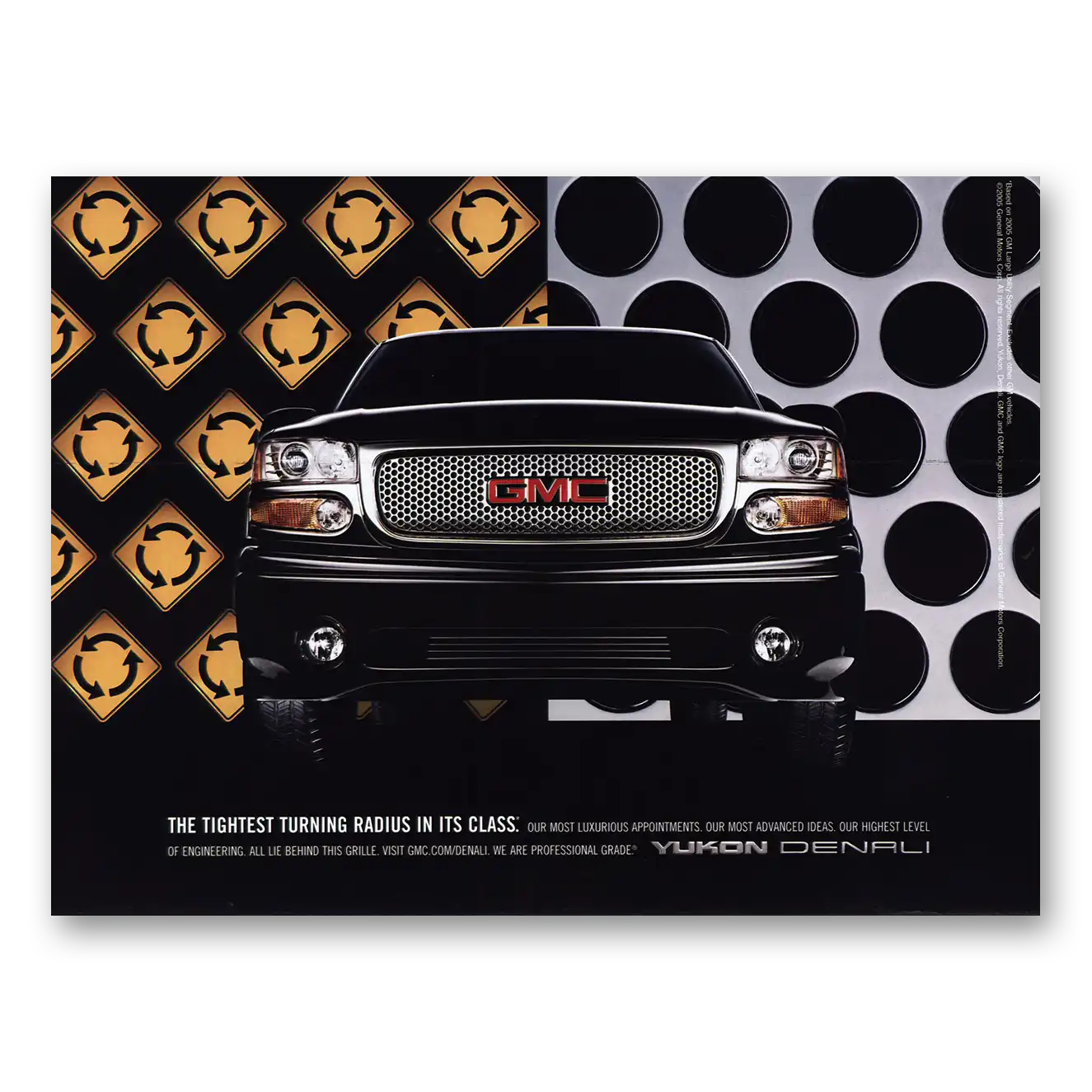 2005 GMC Yukon Denali Print Ad | Turning Radius