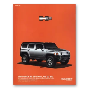 2005 Hummer Print Ad | H3