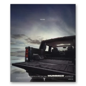 2005 Hummer Print Ad | H2 Sport Utility Truck