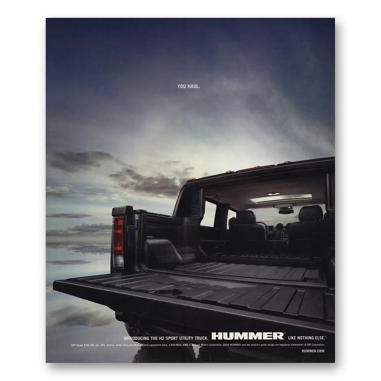 2005 Hummer Print Ad | H2 Sport Utility Truck