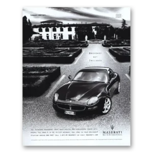 2005 Maserati Print Ad | Driveway