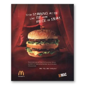 2005 McDonalds Print Ad | Piece Of Meat Big Mac