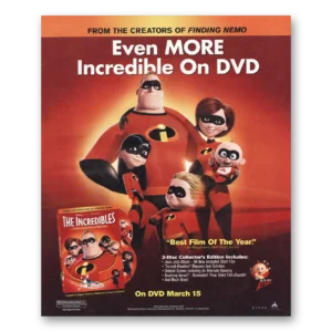 2005 Pixar Print Ad | The Incredibles Promo