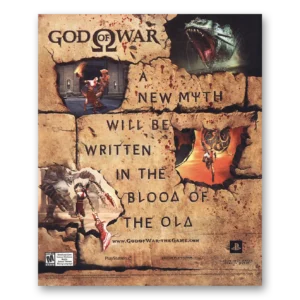 2005 Playstation Print Ad | God Of War Promo