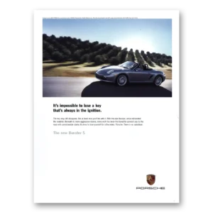 2005 Porsche Boxter S Print Ad | Impossible