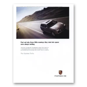 2004 Porsche Cayenne Print Ad | Little Monkeys