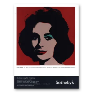 2005 Sothebys Print Ad | Andy Warhol