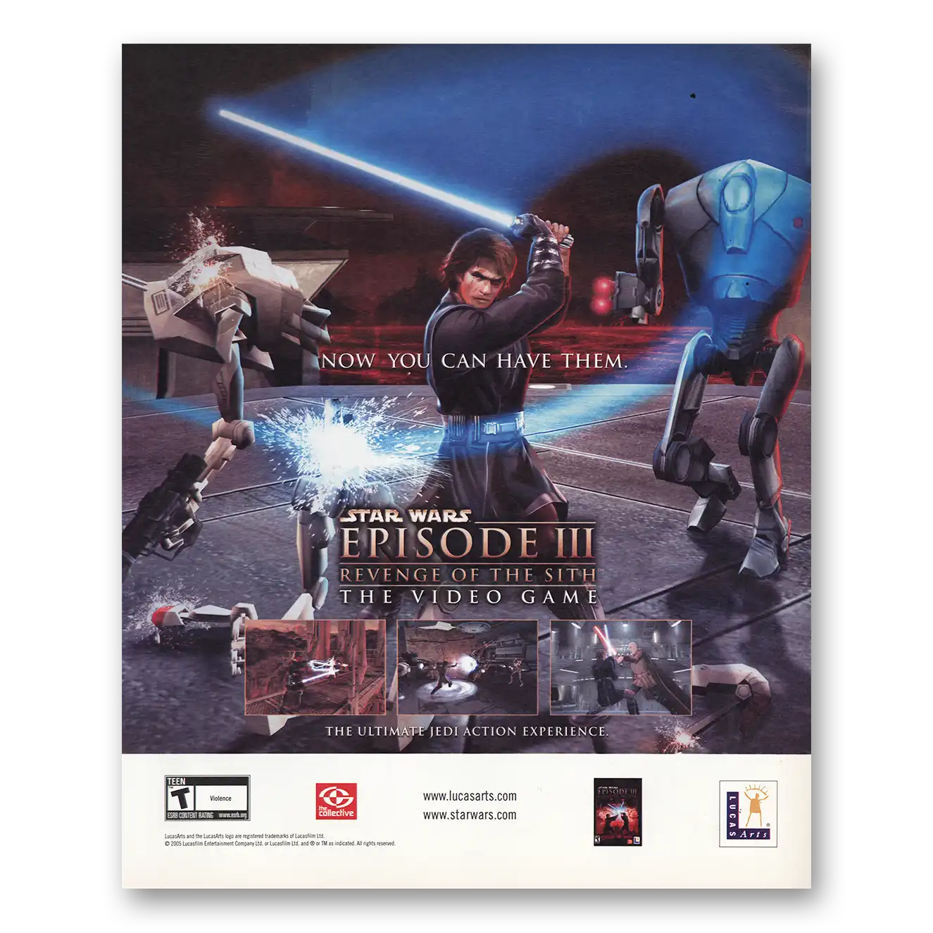 2005 Lucasfilm Print Ad | Star Wars Episode Iii Promo