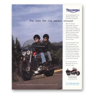 2005 Triumph Motorcycle Print Ad | Common Cruiser