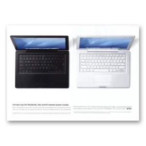 2006 Apple MacBooks Print Ad | Newest Power Couple