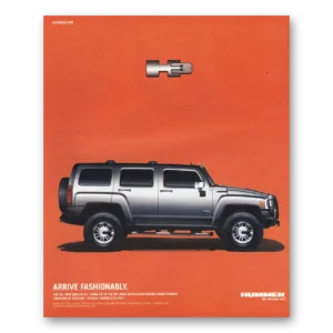 2006 Hummer Print Ad | Arrive Fashionably