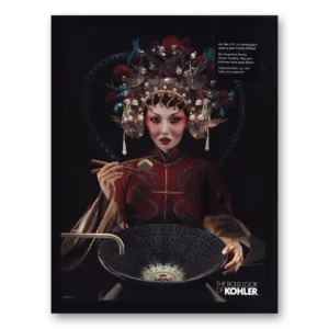 2006 Kohler Print Ad | Serpentine Bronze Vessel