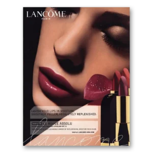 2006 Lancome Print Ad | Lavish Your Lips