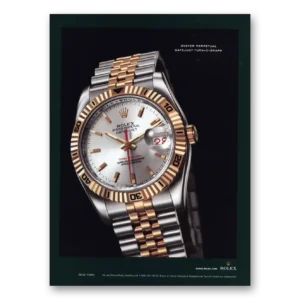 2006 Rolex Print Ad | Oyster Perpetual Datejust Turn O Graph