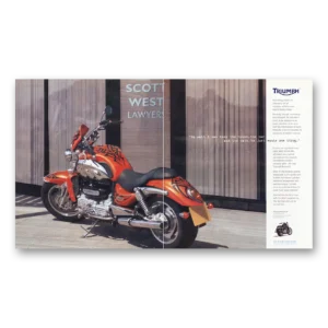 2005 Triumph Motorcycle Print Ad | Keep The House