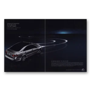 2007 Lexus ES350 Print Ad | Headlights That Move