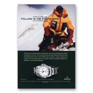 2007 Rolex Print Ad | Ed Viesturs