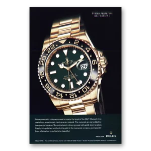 2007 Rolex Print Ad | Green Oyster Perpetual