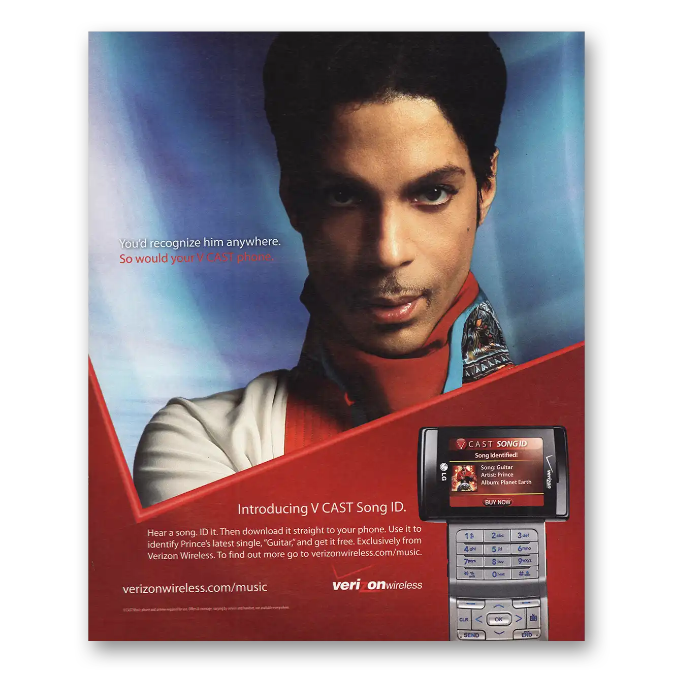 2007 Verizon Wireless Print Ad | Prince