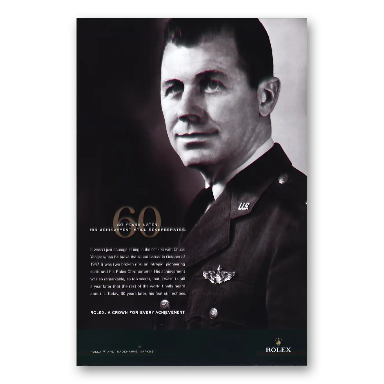 2008 Rolex Print Ad | 60 Years Later