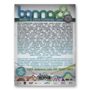 2009 Bonnarroo Festival Print Ad | Manchester Tennessee