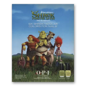 2010 OPI Print Ad | Shrek Tacular