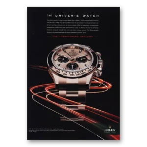 2010 Rolex Print Ad | The Drivers Watch